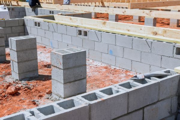 Cement Block Installation in Lewes
