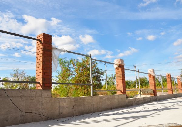 Brick Pillar Installation in Lewes